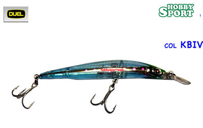 DUEL MINNOW HARDCORE 90S col KBIV gr 8 SINK ARTIFICIALE SPINNING MARE SPIGOLA