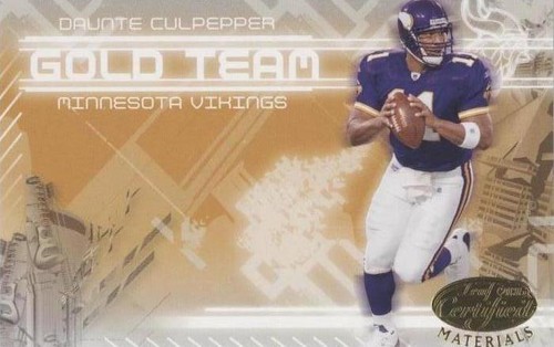 2005 Leaf Certified Materials Daunte Culpepper #GT-10