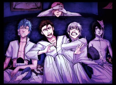 Anime espada aizen sousuke grimmjow jeagerjaques Stitched Gaming Mat Desk