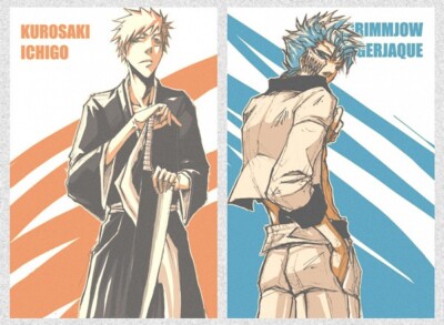 Anime arrancar espada grimmjow jeagerjaques kurosaki Stitched Gaming Mat Desk