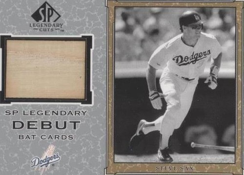 2001 SP Legendary Cuts - Steve Sax #B-SS