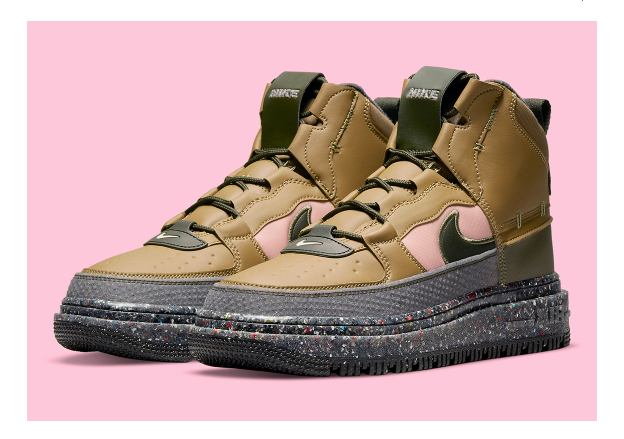 Nike Air Force 1 Boot NN Brown Kelp Sequoia DD0747-300 Men 