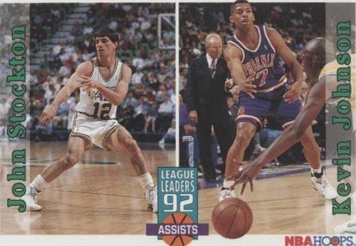 1992-93 NBA Hoops - Kevin Johnson/John Stockton #326