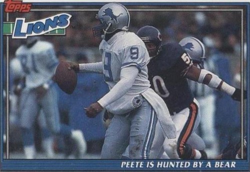 1991 Topps Mike Singletary Rodney Peete #635