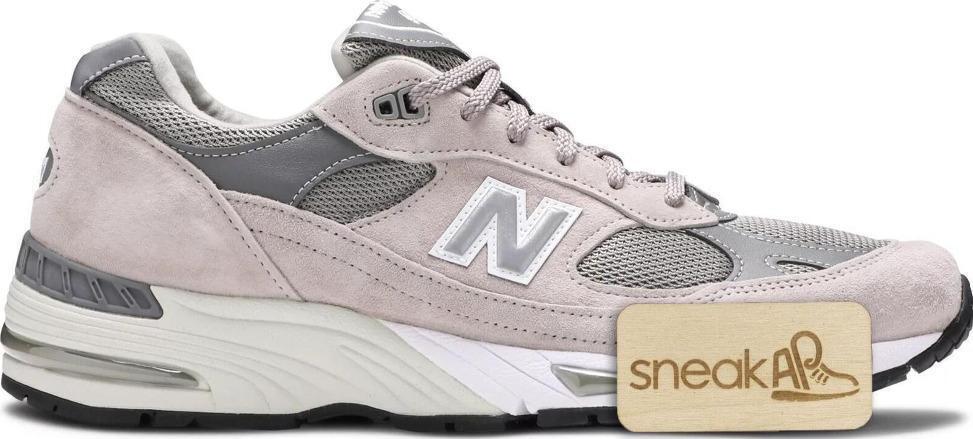 Size 8.5 - New Balance 991 Made in England Grey White for Size 8.5 - New Balance 991 Made in England Grey White for