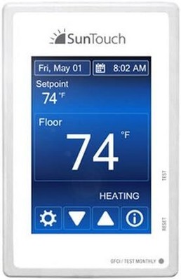 SunStat Command Programmable Thermostat Touchscreen LCD (120 or 240 VAC)