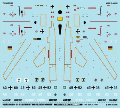 Decals 1/144 PANAVIA TORNADO IDS [German Naval Fighter Wing] 