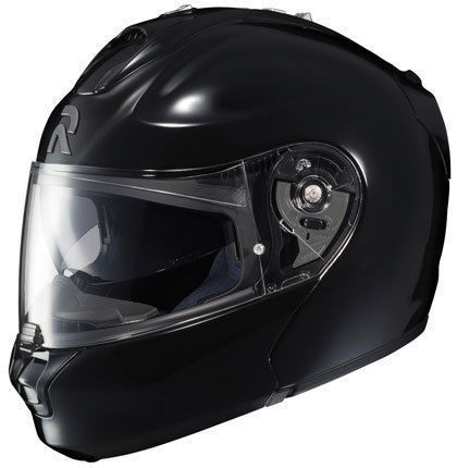 Black Motorcycle Helmets