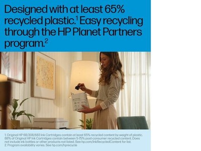 HP 68 2-Pack Black/Tri-color Original Ink Cartridge Combo, 6L6S2TN