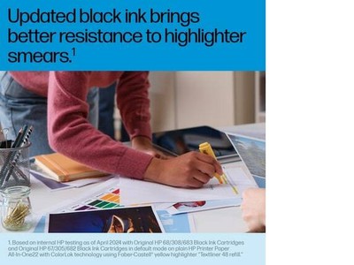HP 68 2-Pack Black/Tri-color Original Ink Cartridge Combo, 6L6S2TN