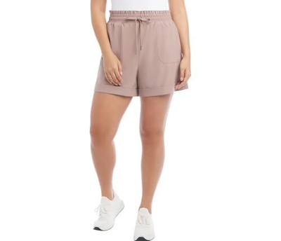 Danskin Womens' Woven Paperbag Shorts (US, Alpha, Large, Antler)