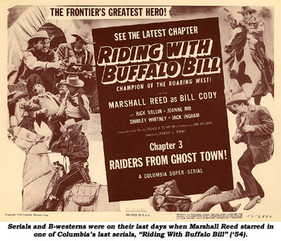 Riding with Buffalo Bill - Classic Cliffhanger Serial Movie DVD Marshall Reed