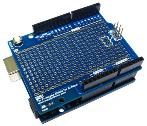 Kit Prototype Shield Bornier à Vis Pour Arduino Mega 2560 R3 – DIY Soudé Complet Avec PCB Et Connecteurs