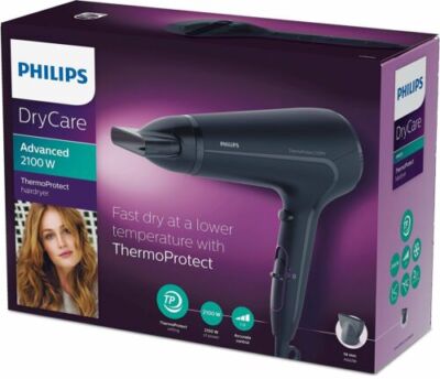 Philips DryCare Advanced HP8230 Black 2100W Cool Shot Thermoprotect Hair Dryer