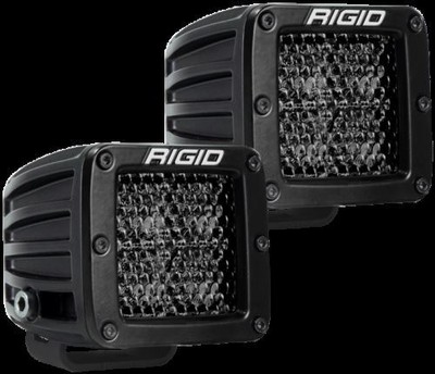 Rigid Industries D Series PRO Midnight Edition - Spot - Diffused - Pair