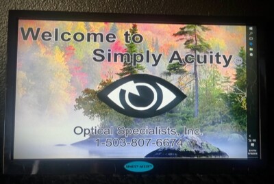 Simply Acuity Visual Screen Monitor-Good Condition!