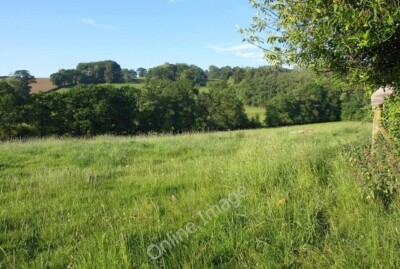 Photo 6x4 Valley, Calverleigh Looking across a field of grass and the val c2011