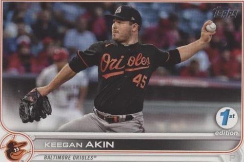 2022 Topps Series 1 1st Edition - Keegan Akin #328