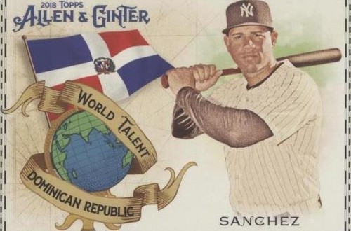 2018 Topps Allen & Ginter - Gary Sanchez #WT-18