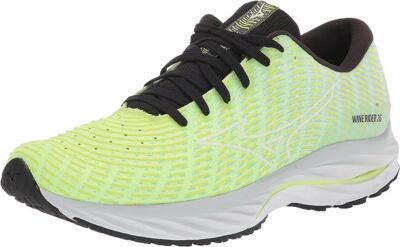 

Мужские кроссовки Mizuno Wave Rider 26, нео-лайм/белый, 9,5 D, средний США, Neo lime/white