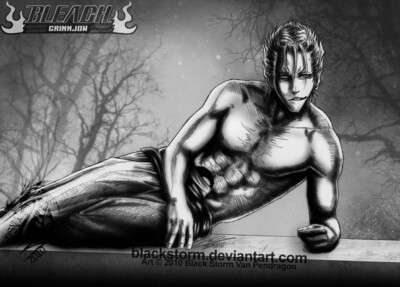 Anime espada grimmjow jeagerjaques exposed chest Stitched Gaming Mat Desk