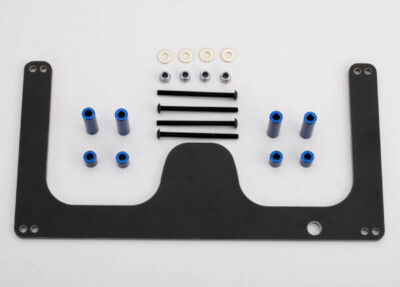 Traxxas 6840 Go-Pro Camera Mount with Blue Hardware: 1/10 Slash 4x4