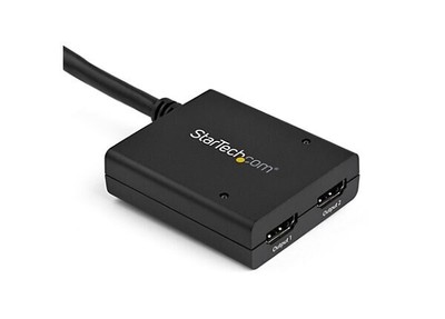 StarTech 4K HDMI 2-Port Video Splitter, Powered by USB/Power Adapter #ST122HD4KU