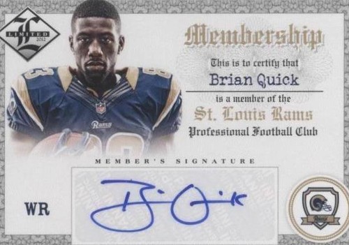 2012 Limited Brian Quick #26
