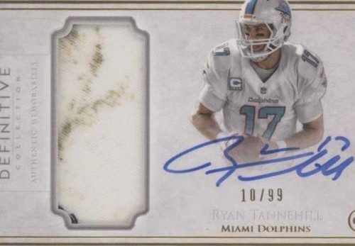 2015 Topps Definitive Collection Ryan Tannehill #DAP-RT