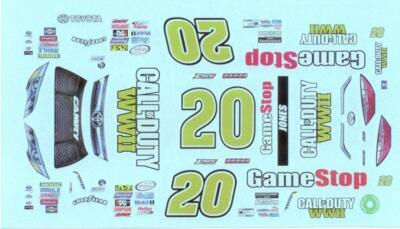Winscals #20 Call of Duty WWII Game Stop 2017 Erik Jones Nascar decal