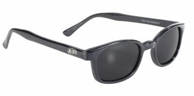 X KD Large Dark Grey Samcro Sunglasses Motorcycle Sons of Anarchy W Pouch 1120