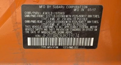 AC Compressor Manual Temperature Control Fits 18-19 XV CROSSTREK 933763
