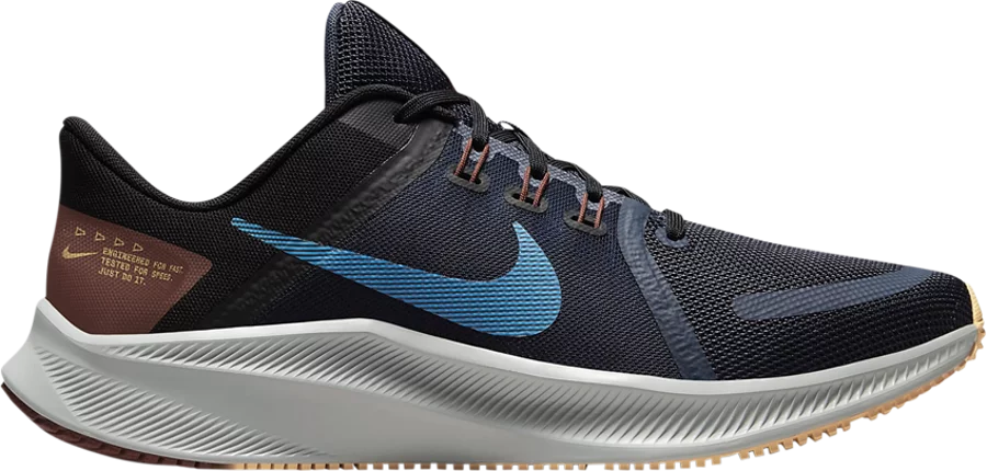 

Мужские кроссовки Nike Quest 4 Thunder Navy Blue Photo Blue White Brown DA1105-400 10, Синий, Nike Quest 4