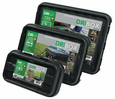 Weatherproof Electric Box for Outdoors - Dribox Black - 3 Sizes Available