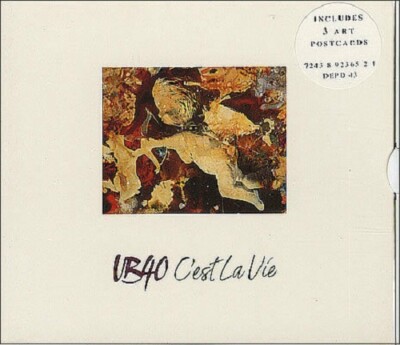 UB40 C est La Vie w/RARE LIVE TRK UK CD Single 3 ART POSTCARDS USA Seller SEALED
