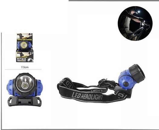 Torcia Luce Frontale Lampada Testa Led Caccia Pesca Lavoro Escursioni 3W dfh