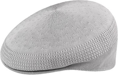 KANGOL® ORIGINAL 504 VENTAIR CAP Flatcap Schiebermütze Mütze Kappe HELLGRIS NEU