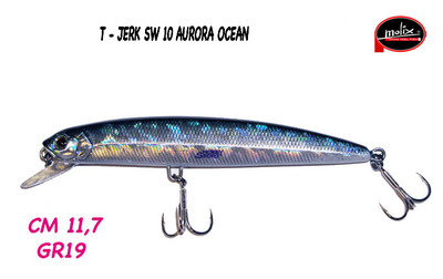 MOLIX T JERK  col SW10 AURORA OCEAN CM 11,7 PESO 19 GR