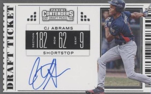 2019 Panini Contenders Draft Picks - C.J. Abrams #3