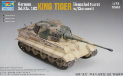 1/72 German Sd.Kfz.182 King Tiger Trumpeter 07291 Plastic Model kit