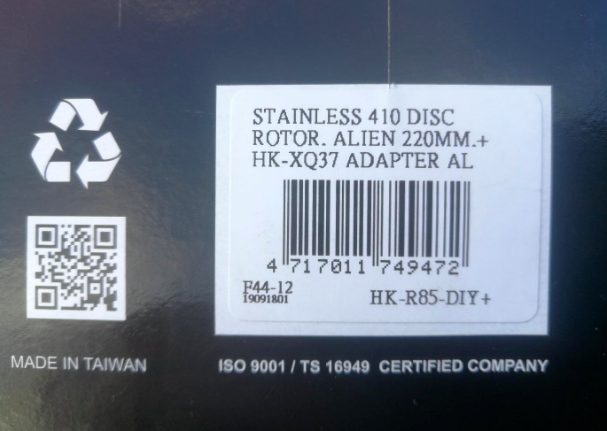 Alligator Alien 220mm Mountain EBike Bremsscheibe 160 Zu 220 Adapter