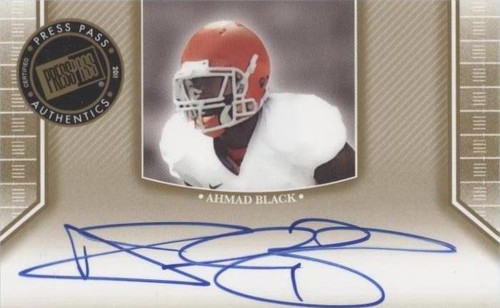 2011 Press Pass Legends Ahmad Black #SS-AB2