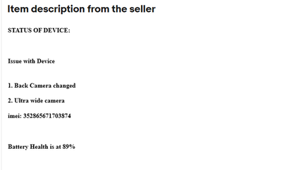 Item photo(s) from verified buyer