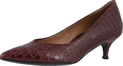 Женский комплект Vionic Josie Kitten Heels, Wine Croc, 6 D(W) США