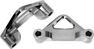 Accutronix Chrome 1in Billet ALUM Fender Spacers for Harleys TFS41-EMF100C