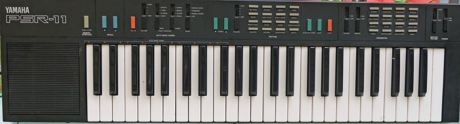 【動作品】YAMAHA レトロ シンセサイザー PSR-11 Yamaha Psr-11 Keyboard Electronic Synth Piano Portatone
