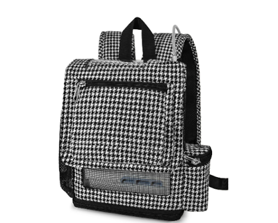 OxyGo Next Lightweight Backpack w Pockets Houndstooth