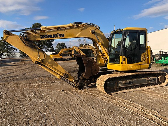 2011 Komatsu PC138US LC-8 Excavator, Komatsu engine, JRB Quick Disconnect