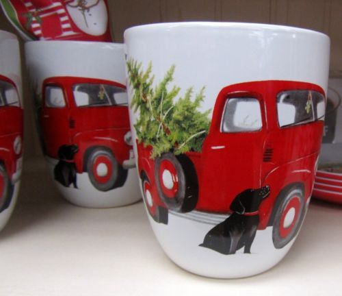 Aparelhos de jantar de Louça Preto de Férias e utensílios para servir