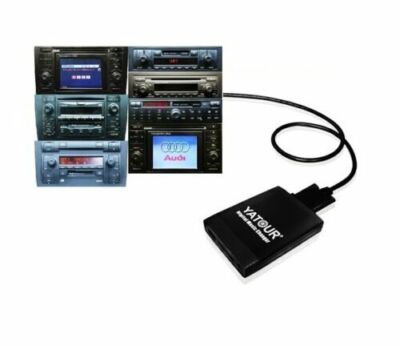 Yatour USB SD AUX MP3 Adapter passend für AUDI A2 A3 8L 8P A4 B5 B6 B7 MP3 Wechs
